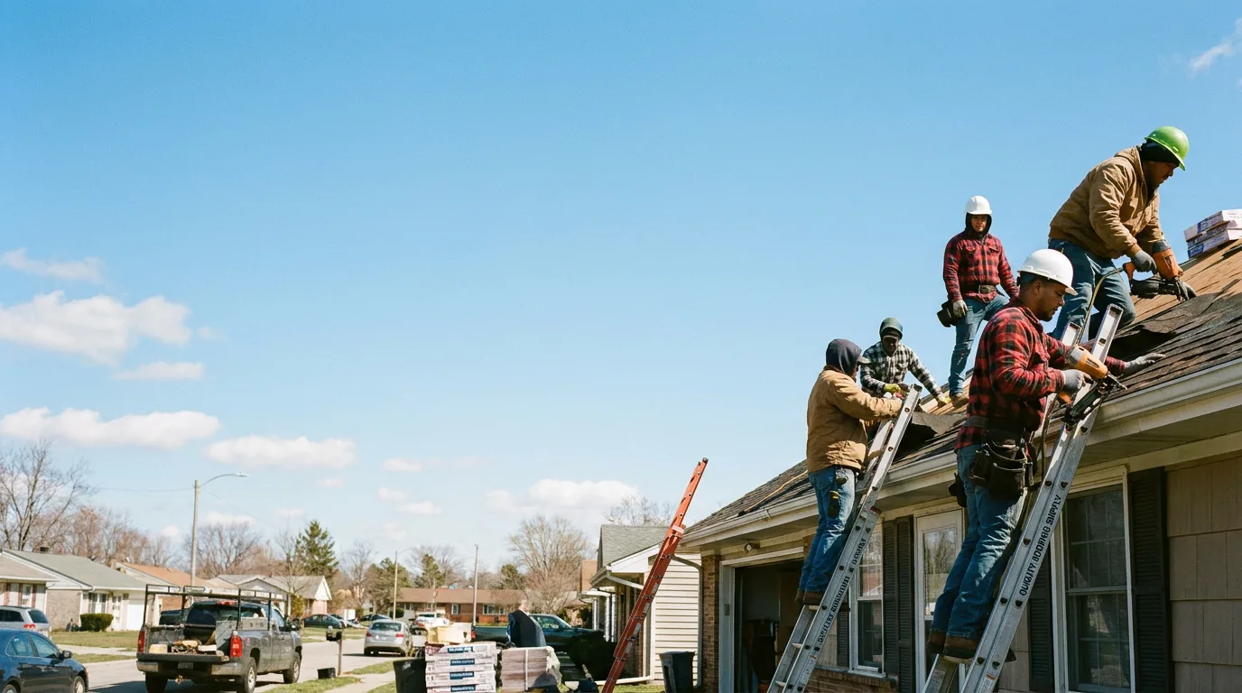Roofing in Hymera, IN near me